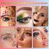 24-Grid Nail Art AB Resin Rhinestones: Super Flash Flat Bottom DIY Ornaments