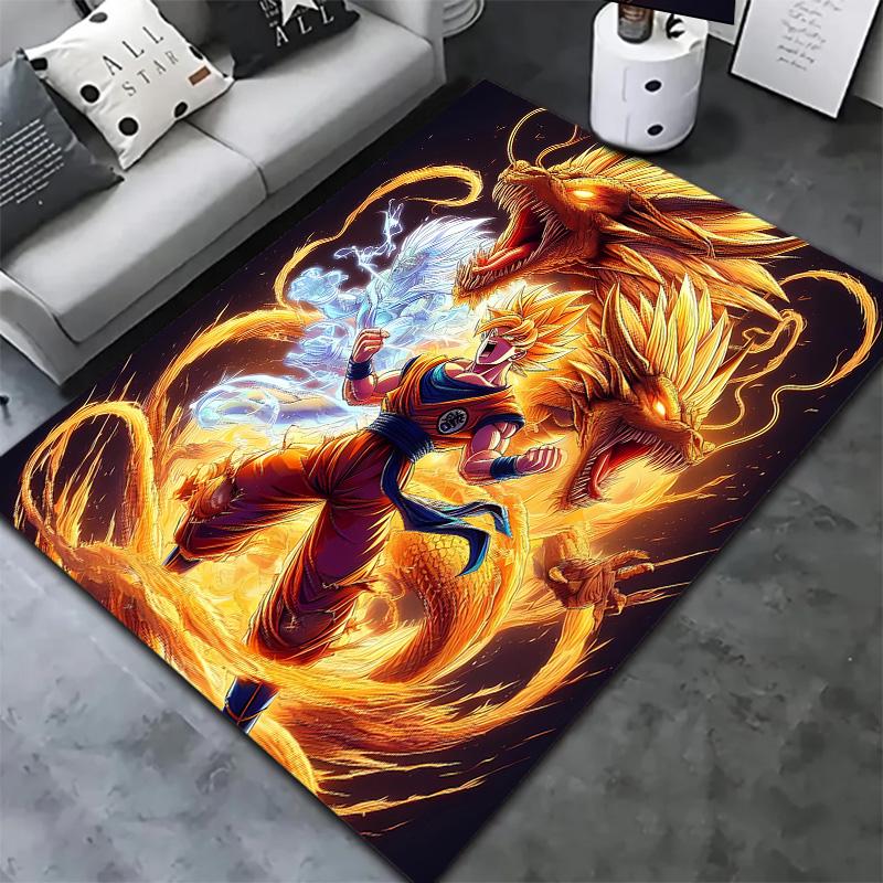 Son Goku Carpet Rug For Living Room Bedroom Home Sofa Decoration,kids Play Nonslip Floor Mat