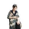 Autumn and Winter Warm Korean Style Scarf for Women New Circle Yarn Galaxy Imitation Cashmere Thickened and Warm Japanese All Match Scarf for Women