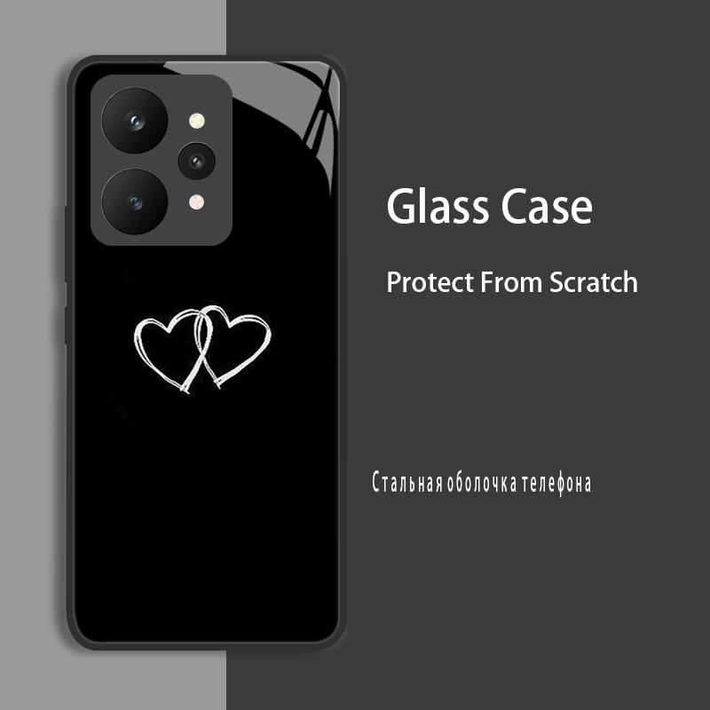 

For Realme 15 Pro 15Pro 5G Case Cover Tempered Glass Case Hard Coque Bumper For Realme note 70 70T 15T Narzo 80 Lite 4G Case Narzo 80 Lite 4G
