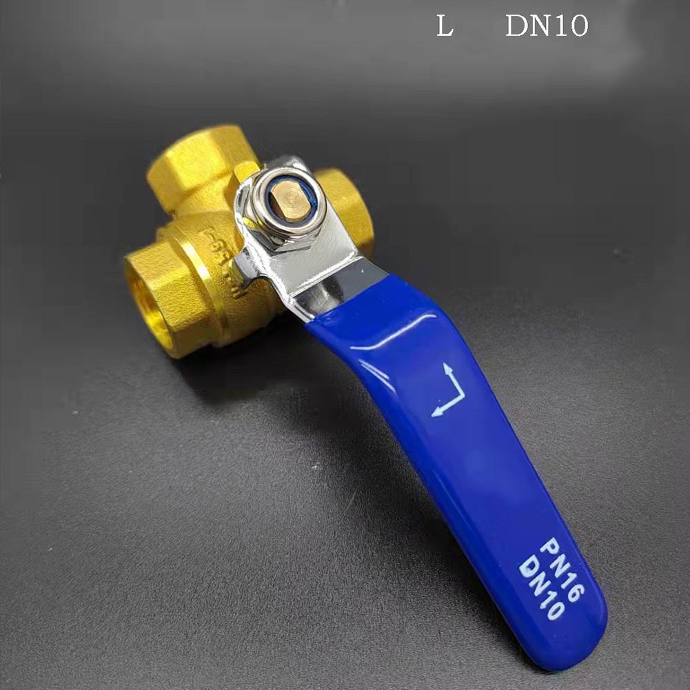 Robinet Sferic cu 3 Căi de 1 Inch Robinet Sferic Robinet Sferic din Cupru Pentru Apă Ulei Gaz