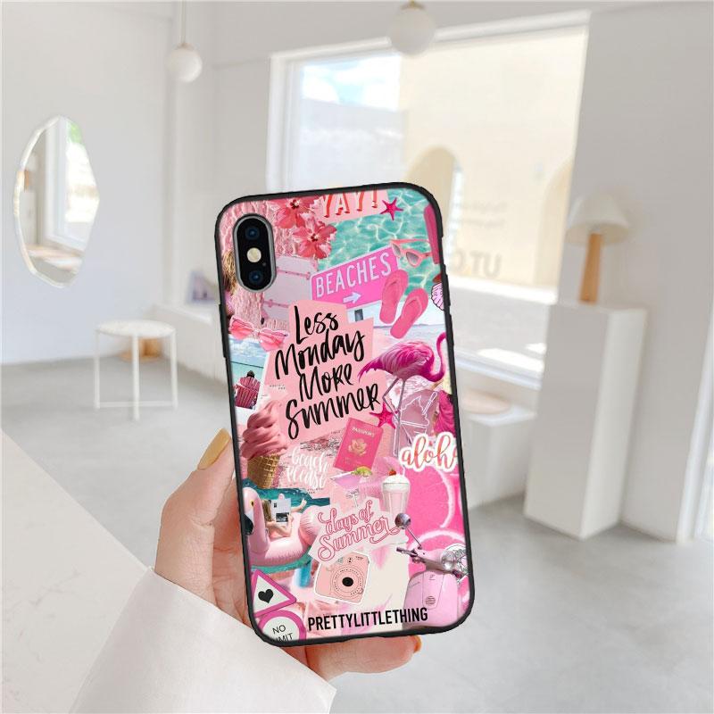 CJ54 Flamingos Pink bird flower Soft Shell Phone Case for Redmi Note 8 9 Pro Max 9S 9T 9C NFC 8T 8A 10A A4
