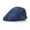 Denim Forward Hat Women'S Spring Autumn Beret Washed Simple Thin Hat Men'S Cap Tide Cowboy Duch Tongue Cap For Men Women Visors