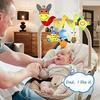 Newborn Plush Doll Educational Hanging Toy for Strollers & Cribs (0-1 Year)
