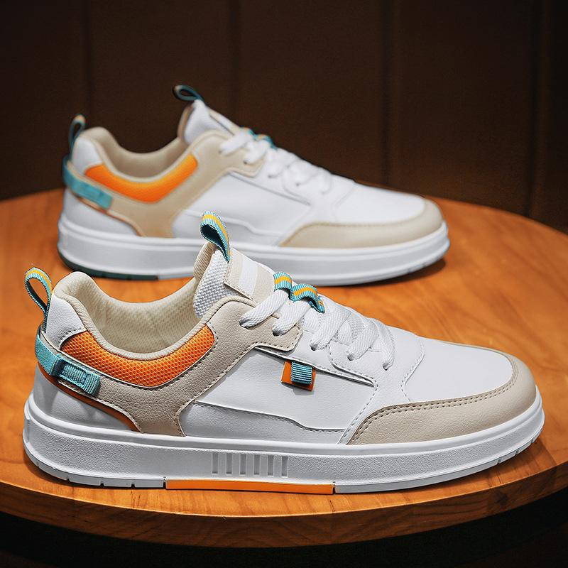 2024 Módní Pánské Tenisky Bílé Tenisky Sportovní Obuv Ležérní Ploché Boty Vysoká Kvalita Pánská Obuv Zapatos Deportivos Velikost 39-44