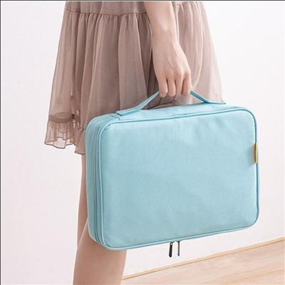 Document Storage Bag for Household Use Large Capacity Passport Bill Document Storage Box Certificate Storage Bag