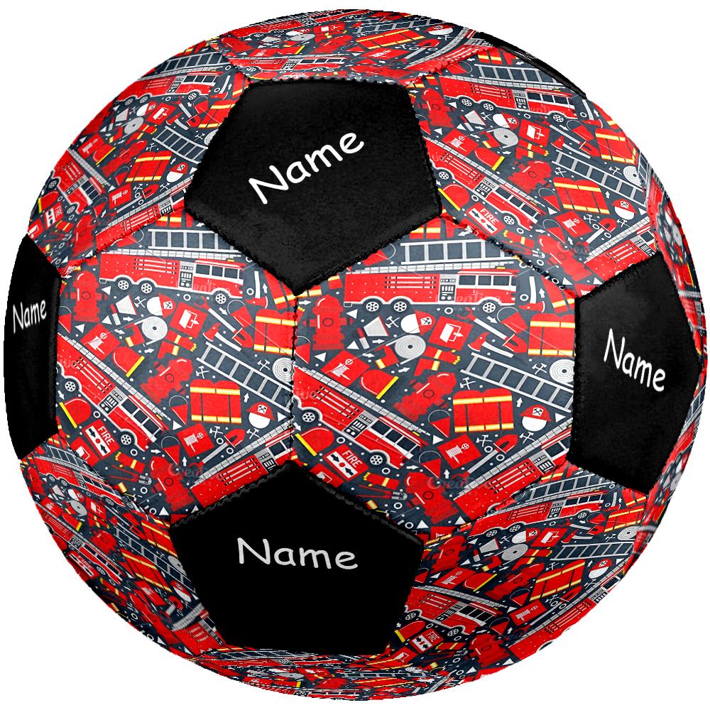 Custom Name fire truck Theme Size 5 Soccer Ball, Suitable for Both Indoor and Outdoor Matches, a Gift Suitable for Everyone.