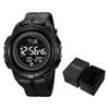 SKMEI Compass Calories Digital Watch 3D Pedometer Sports Wristwatches For Men Women Waterproof Data Storage Electronics Watches