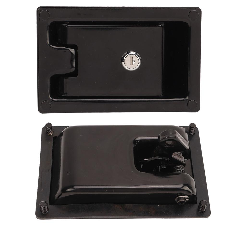 Paddle Handle Lock Door Latch Heavy Duty Cold Rolled Steel Flush Mount Locking Door Latch for RV Cam