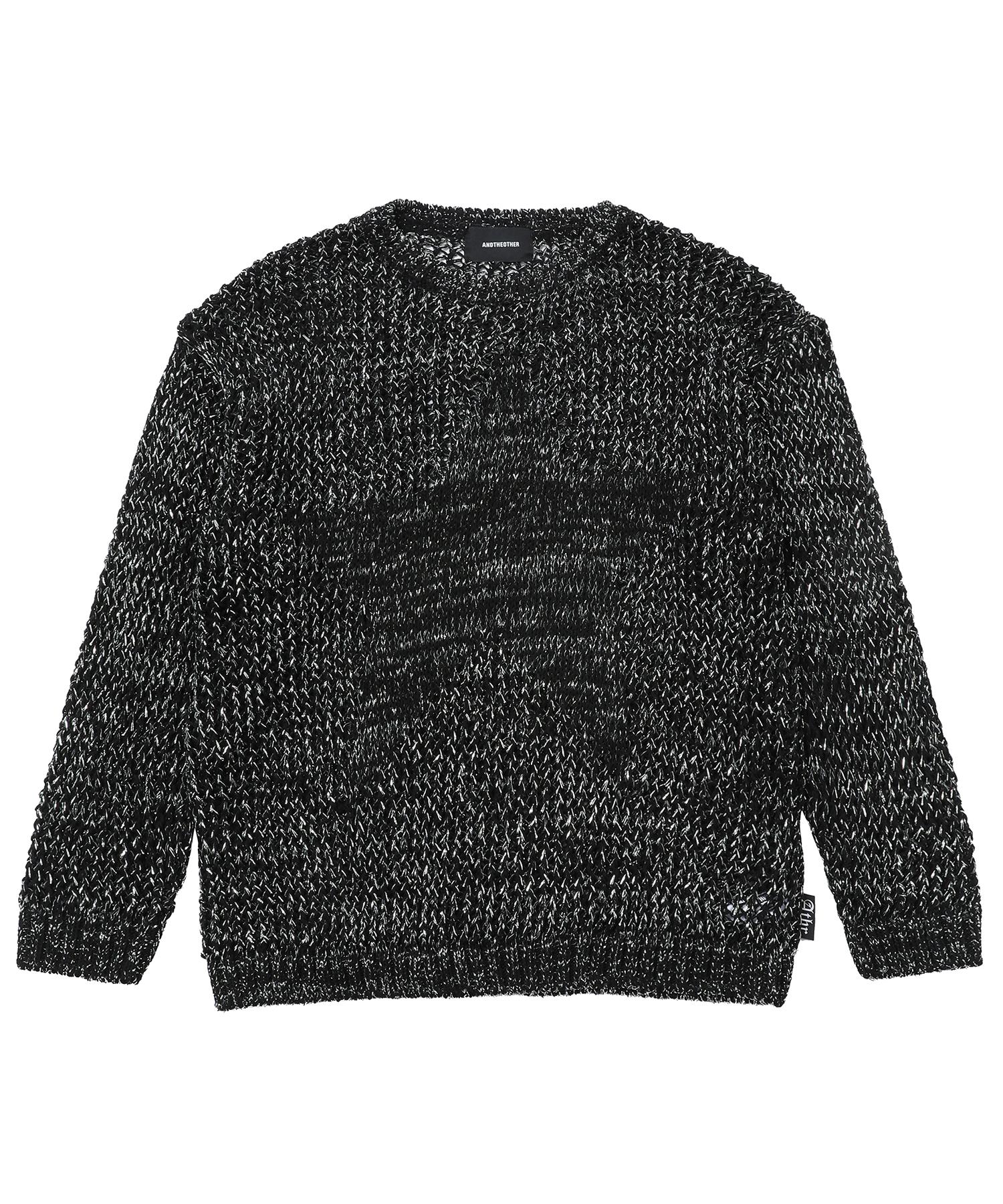 Andy Other Black Star See-Through Knit Black/F