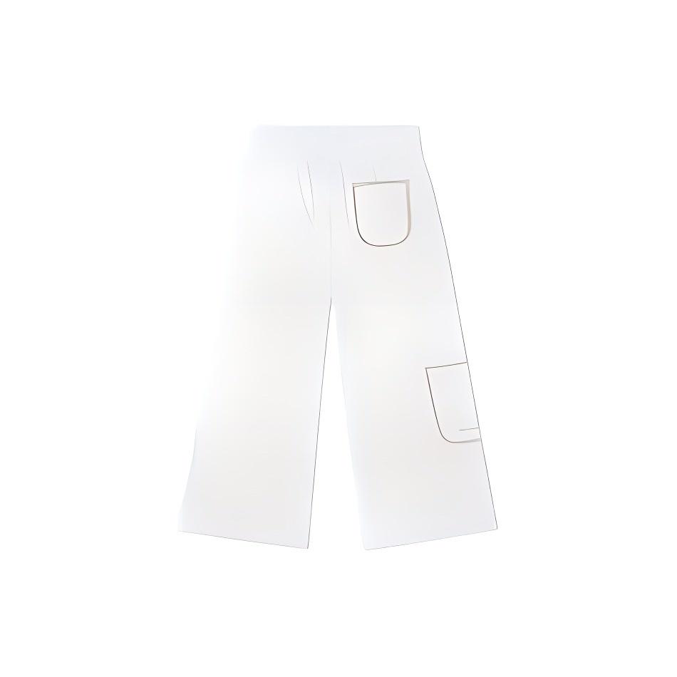 (WMNS) Converse Knit Cargo Straight Casual Pants Asia Sizing White Women s 10021453-A02 L