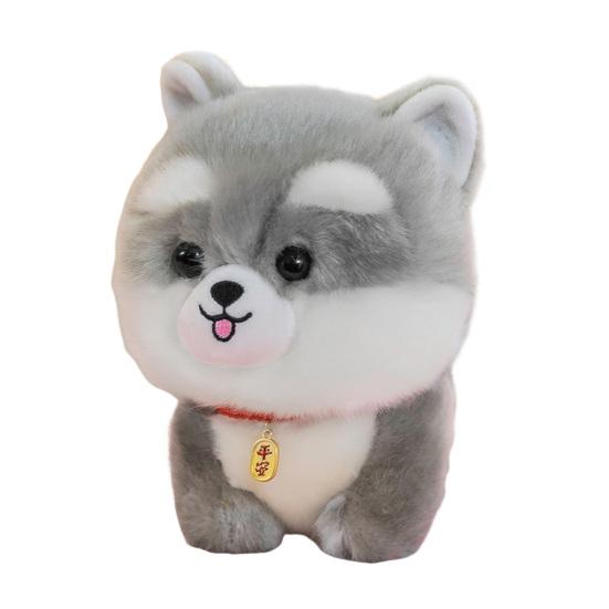 20cm Exquisite Corgi Pomeranian Companion PP Cotton Puppy Plush Toy Doll Pillow Animal Birthday Gift Dog