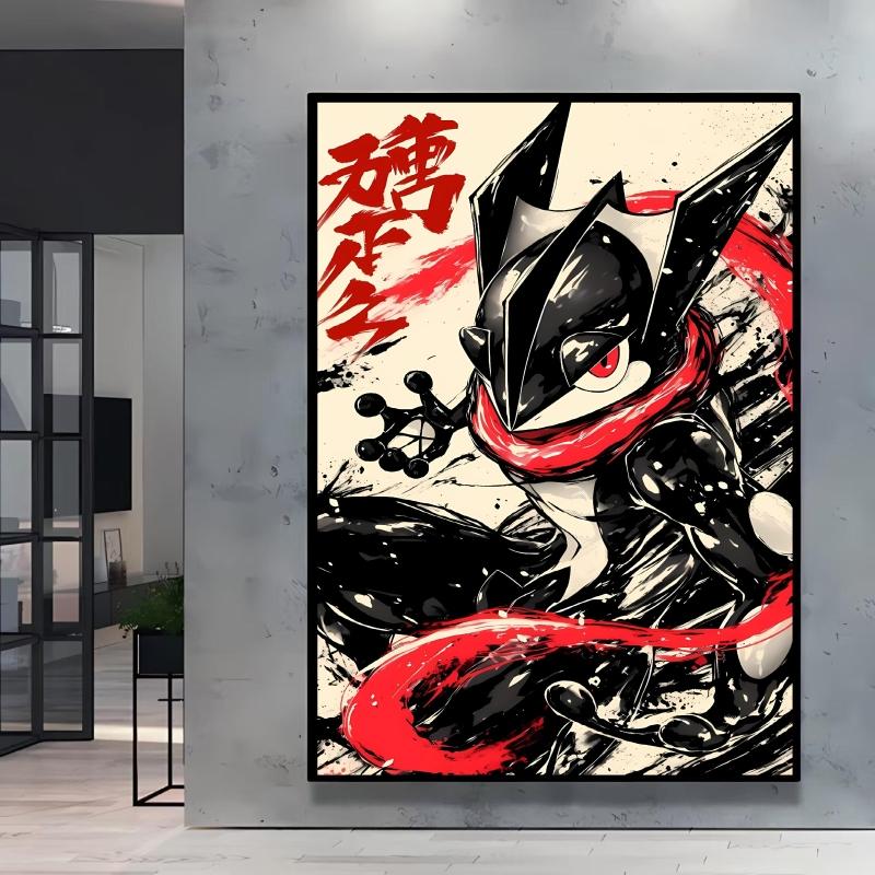 Canvas Prints Pokemon Greninja Classic Anime Posters Wall Art High Definition Images Modern Home Living Room Decor Children Gift