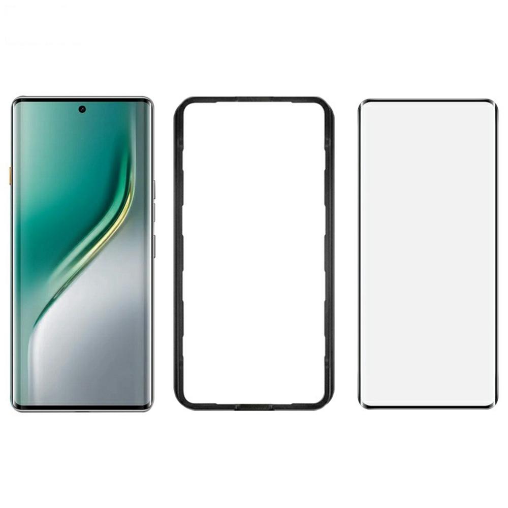 IMAK For TECNO Camon 40 Pro 5G Screen Protector Full Glue 3D Curved Tempered Glass Film with Positioning Frame