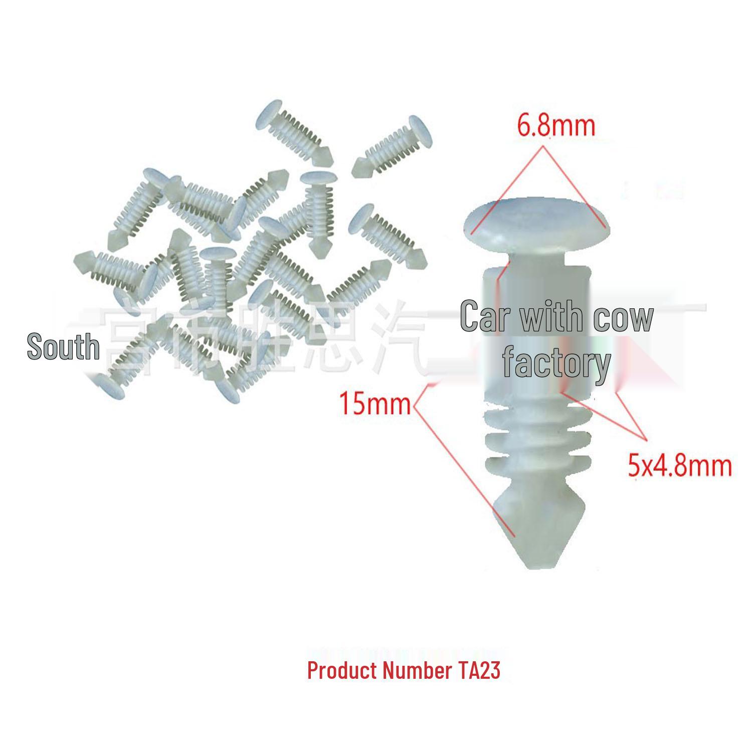 

Tree-Shaped Rivet & Hole Plug Fixing Clips for Furniture and Car Installations 10000 Pcs