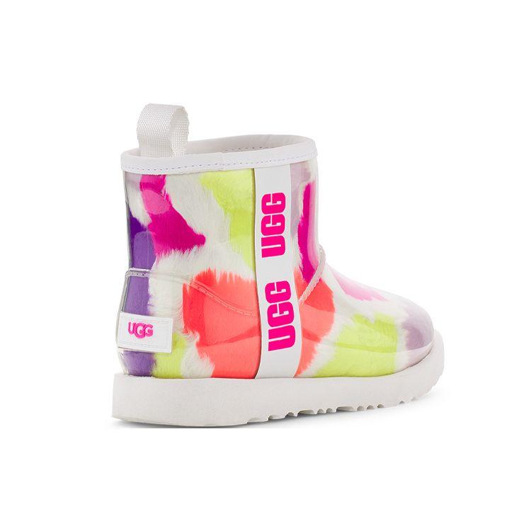 UGG Classic Clear Mini Party Spots Women Boots White 1124956-WHT
