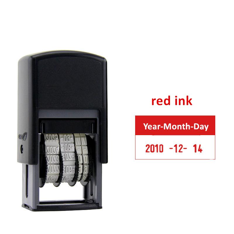 Portable Self-inking Date Stamp Adjustable Date For Supermarket Store School Bank Office Manufacture Qualified Stamps