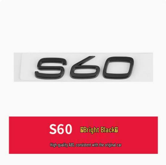 Volvo V60 S90 S80L XC60 XC90 Rear Tail Logo English Letter Sticker