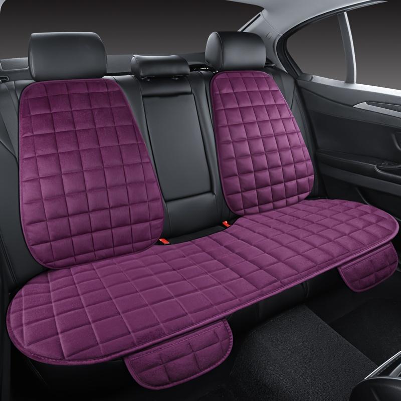 3Sets Car Seat Covers, Car Seat Covers Include 1 Pair of Rear Seat Cushions and 2 Rear Seat Covers, Universally Suitable for 90% of Vehicles,Suvs,Cars