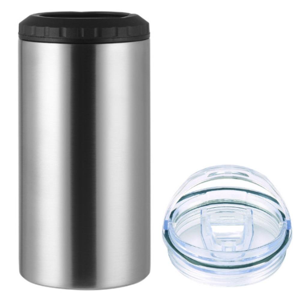 16oz Beer Cooler Mug Stainless Steel Cola Can Cooler Beer Thermal Insulation Mug  Summer