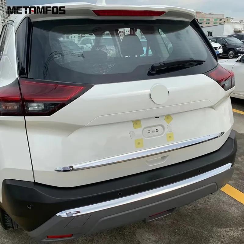 Rear Trunk Lid Tailgate Door Boot Strip Trim For Nissan X-trail Xtrail Rogue T33 -2025 2026 Chrome Accessories Car Styling