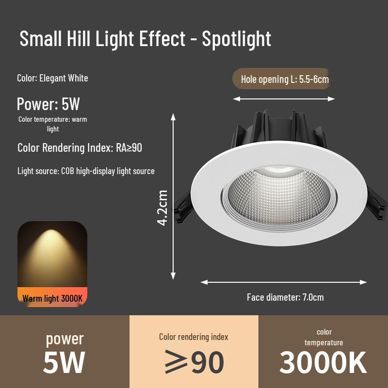 Ultra-Heller Einbaudeckenstrahler für Zuhause, Einkaufszentrum oder Bekleidungsgeschäft