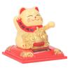 Glückliche Katze Dekoration Solar Power Arm Winken Glück Katze Dekorative Reichtum Begrüßung Katze Ornament