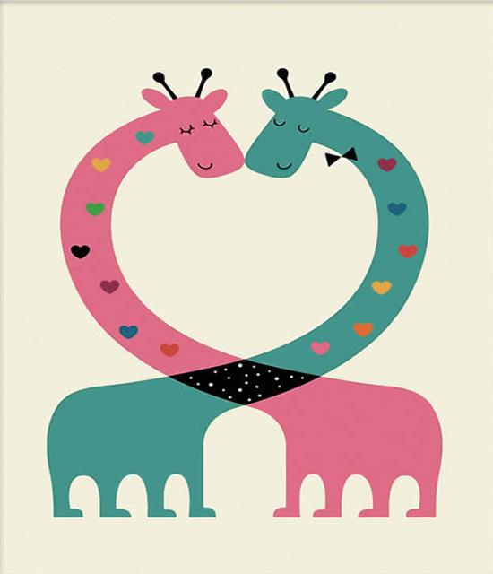 RUOPOTY Painting By Numbers Cartoon Animals Unique Gift Home Decoration Wall Art Coloring By Number Children's Room Decor