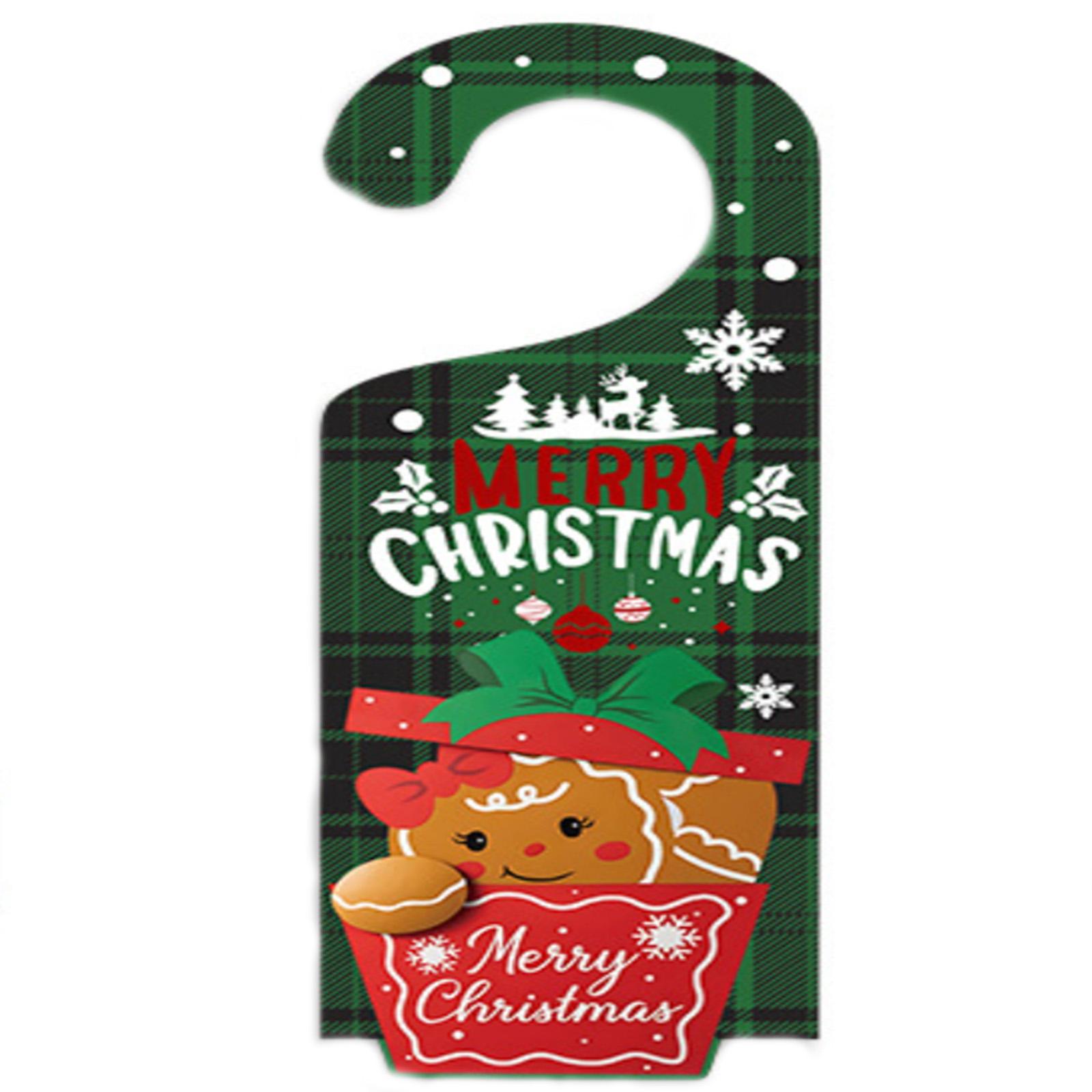 

3D Paper Door Hanger - Interactive Seasonal Decor, Multi-Layer Design, Perfect For And Celebrations One Size