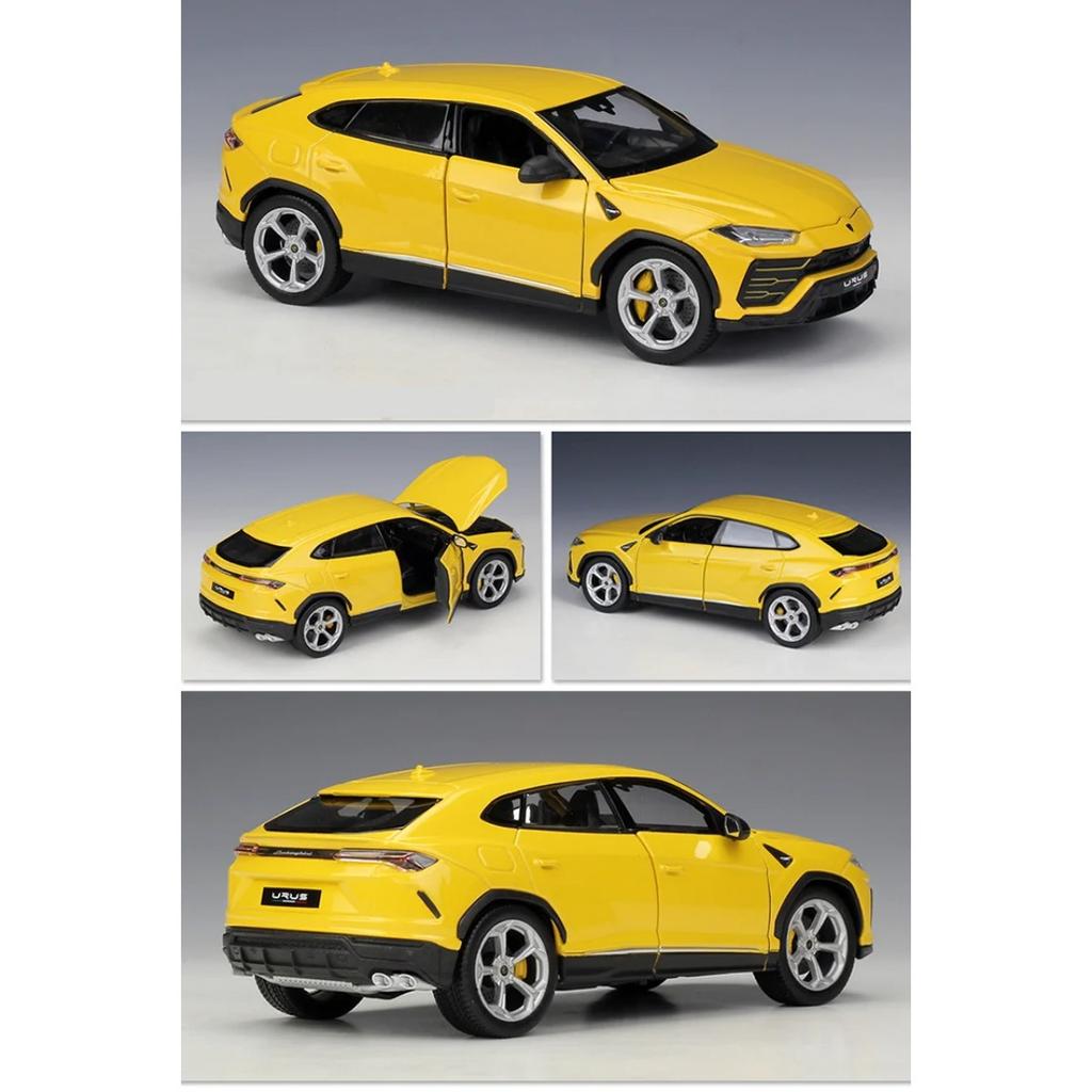 WELLY 1/24 Lamborghini URUS SUV Alloy Sports Car Model Diecasts Metal Racing Car Vehicles Model Simulation Collection Kids Gifts