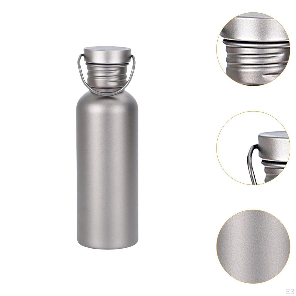 Tytanowa butelka na wodę dzbanek kempingowy lekki do picia sportowy dla