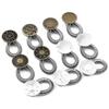 10Pcs Extender Accessories Waist Extension Trousers Pants Stretch Jeans Button Spring Button