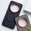 For Huawei Mate 80 Pro Max RS Case Shockproof Matte Magnetic Soft Hybrid TPU+Nylon+Metal Back Anti-Fingerprint Cover