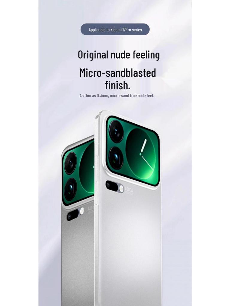 Xiaomi 17 Pro Max Ultracienkie Półprzezroczyste Etui Antywstrząsowe