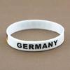 Germany Flag Print Sport Bracelet Country Logo Silicone Band Wristband Womwen Men Rubber Wrist Strap Bangle Accessories