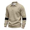 Men S Loose Casual Turn Down Collar Button Polo Shirt For Commute