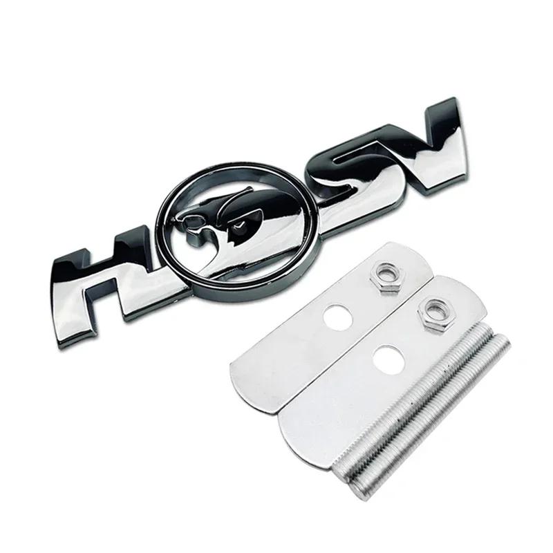 Metal Car Body Sticker for HSV Logo Auto Emblem Front Grille Rear Trunk Decoration