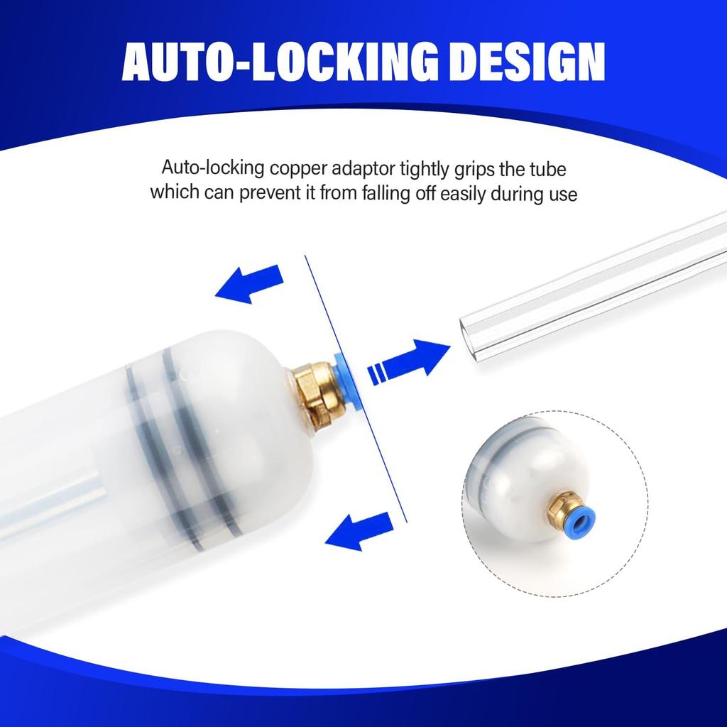 500cc Automotive Fluid Extractor Pump, Oil Extractor/Oil Syringe, Manual Fuel Suction & Filler, Fluid Oil Change Evacuator