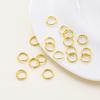 50-200/lot 14K 18K Gold Necklace Open Single Jump Ring Lobster Clasp Connector Split Ring Fitting DIY Jewelry Making Accessories