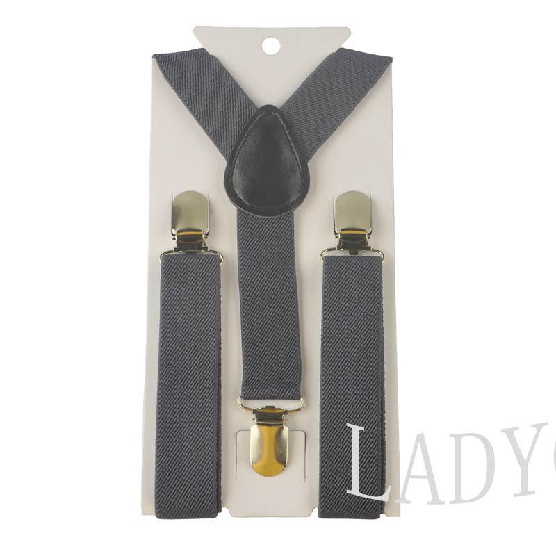 Soild Color Children Belt Baby Boys Girls Suspenders Clip-on Y-Back Braces Elastic Kids Adjustable suspenders suspenders