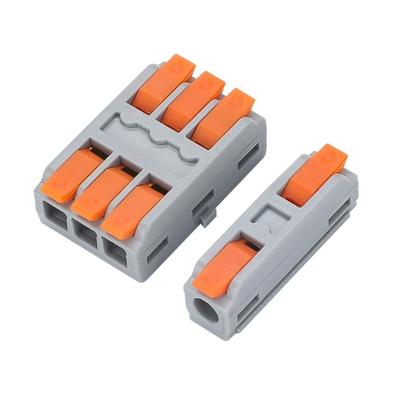 Push-in Terminal Blocks Wire Connector Quick Splitter Mini Splicing Universal Conductor Wiring Cable Electrical Connectors