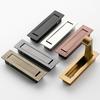Door Stainless Steel Cabinet Door Handle Durable Hidden Cabinet Pulls Embedded Invisible Drawer Handle Sliding Door