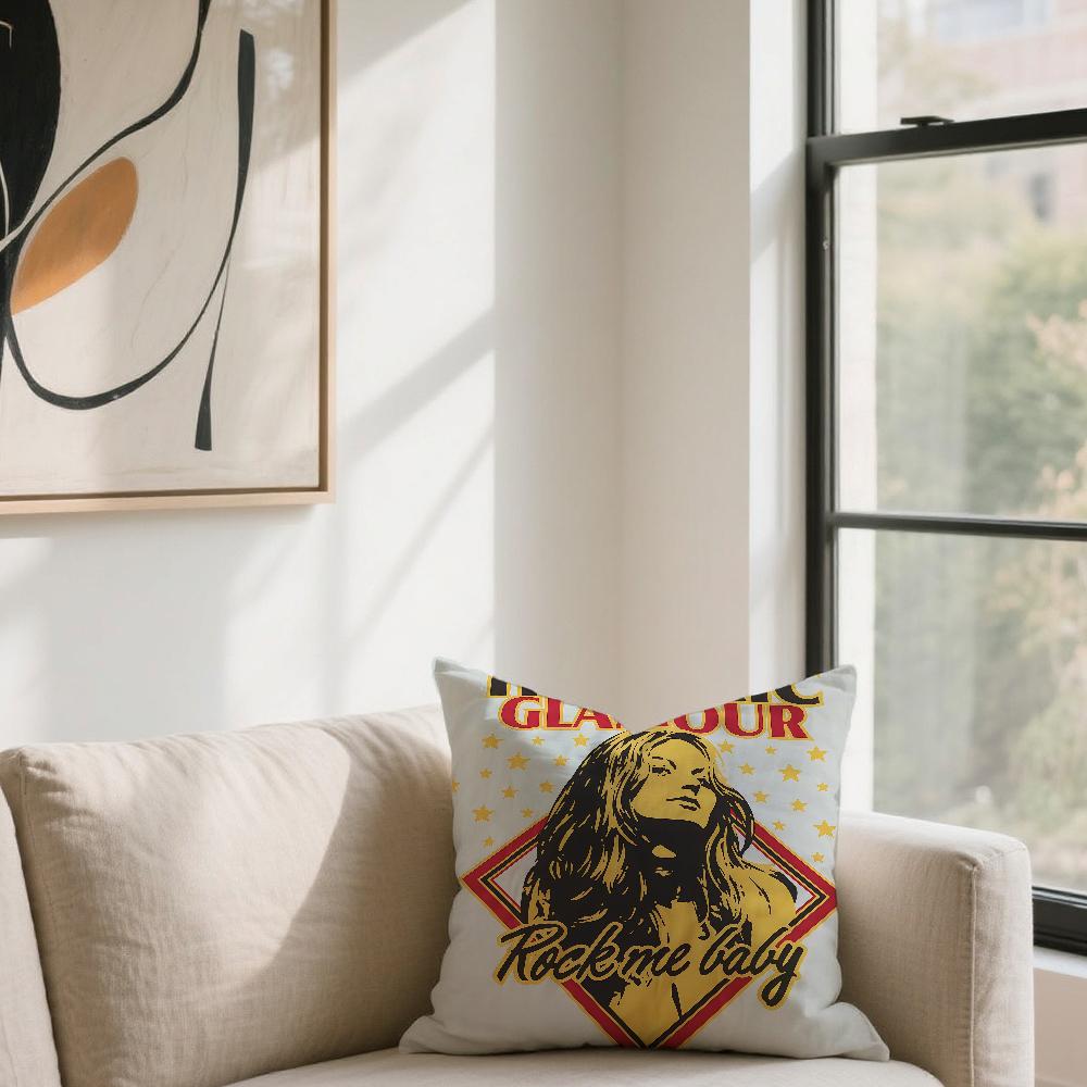 Módní H-Hysteric G-Glamour povlak na polštář Pro pohovku, auto, kancelář, kavárnu Měkký a pohodlný Oboustranný potisk Povlak na polštář