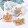 Crown Flowers Patch Mold Aromatherapy Plaster Mold Silicone Pendant Decor Mold