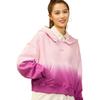 Li Ning Wu Chuang Wu Yi Embroidered Logo Gradient Loose Pullover Hoodie Women Hoodies Blue AWDRA44-3