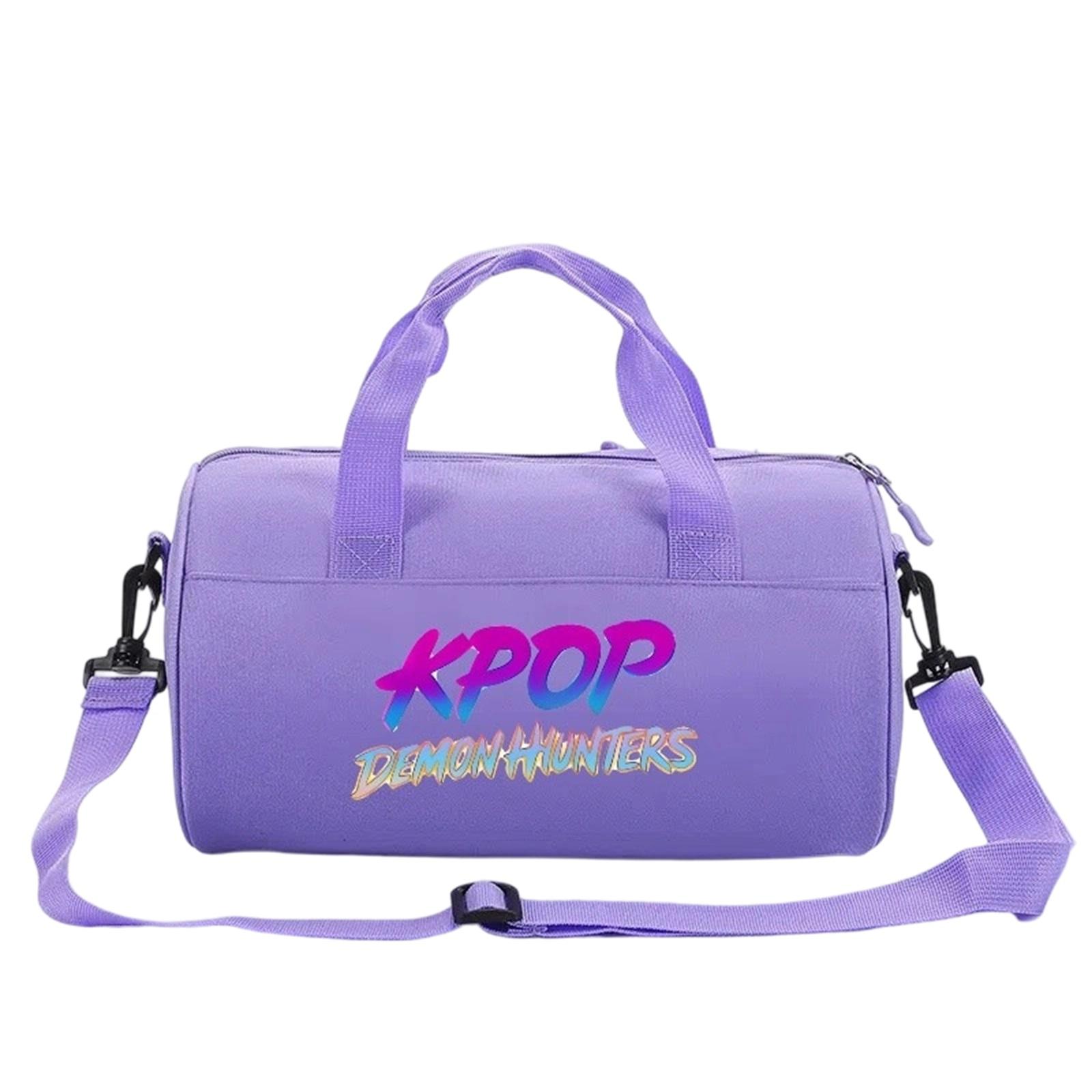 

Мультяшная цилиндрическая спортивная сумка-дафл, дорожная сумка, портативная наплечная сумка для спорта One Size