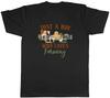 Just a Boy Who Loves Farming Mens T-Shirt Tee Gift Top