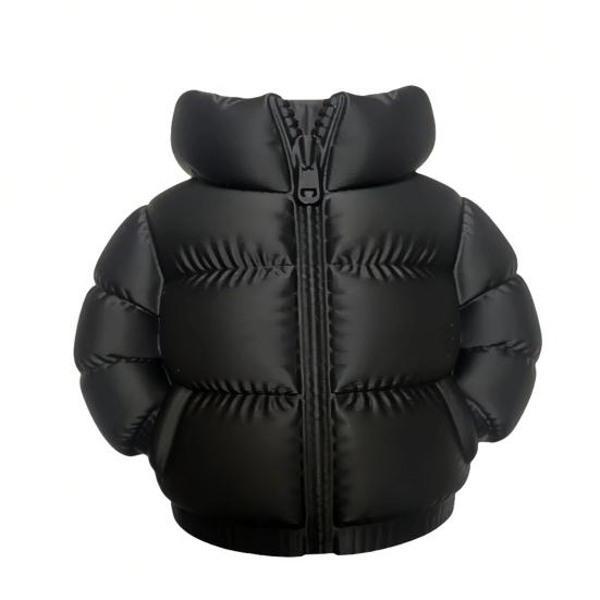 Pencil Case Down Jacket-Shaped Large Capacity Storage Organizer for Makeup Brushes And Stationery