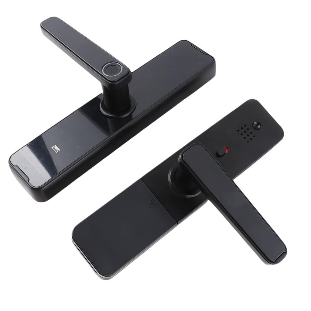 Keyless Entry   Double Lock Cylinder IC Card Fingerprint Password Mechanical Key Mobile APP Unlocking Smart
