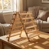 Wooden Thread Rack Easy to Use Freestanding Hair Extension Holder Premium